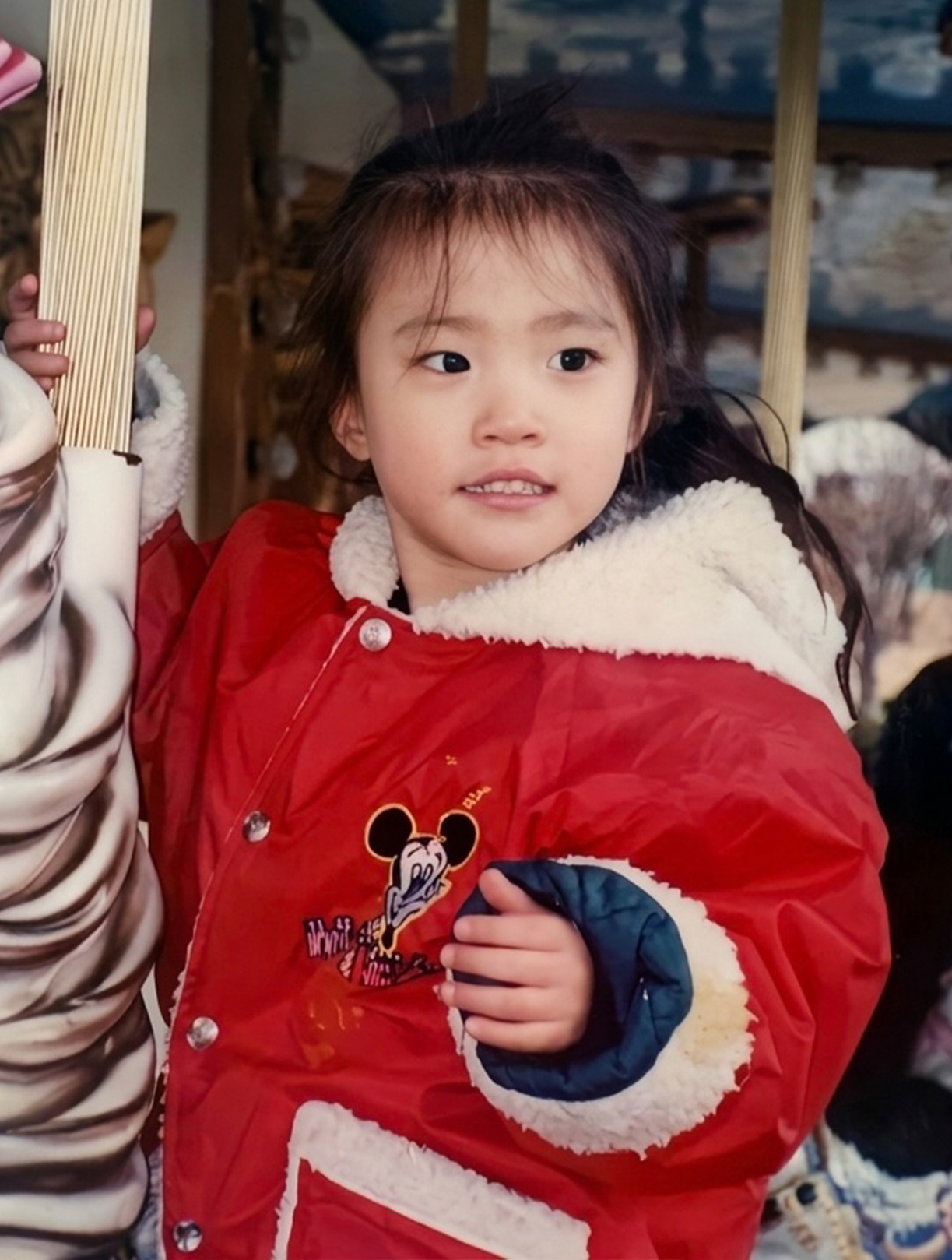 Donna's real childhood photo used as the character reference